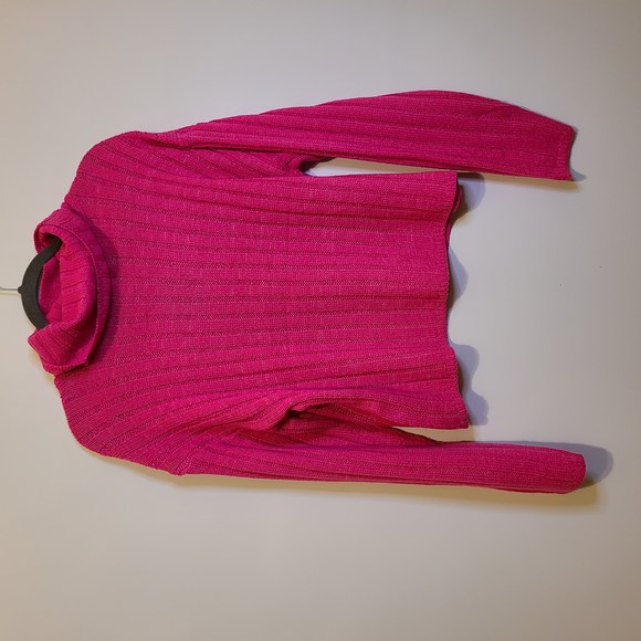 FCT with Love PINK LONG SLEEVE COWL SWEATER - XL - Picture 5 of 8